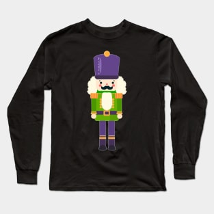 Green and purple nutcracker Long Sleeve T-Shirt